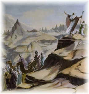 Moses in Egypt with the Israelites